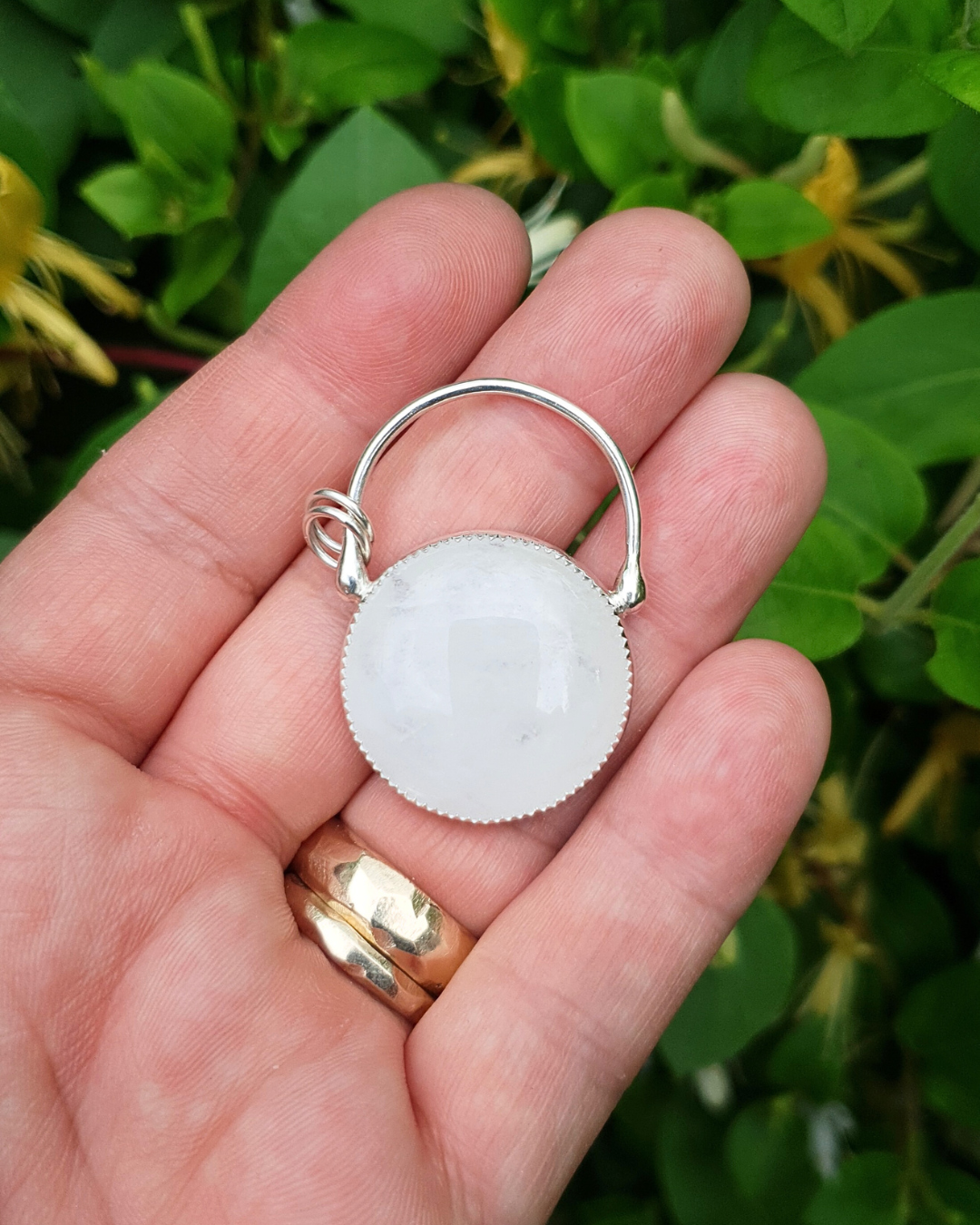 Peekaboo Quartz Vine Pendant