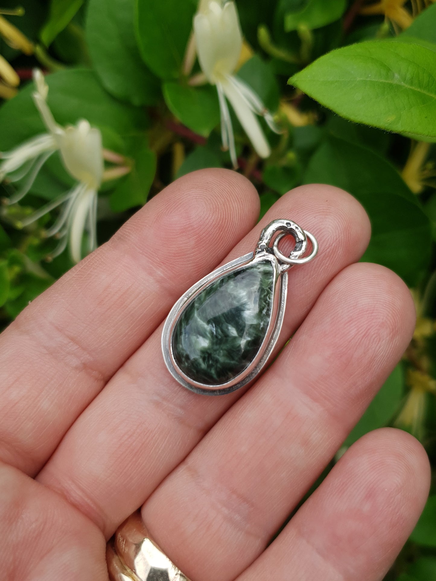 Seraphinite Woodland Pendant