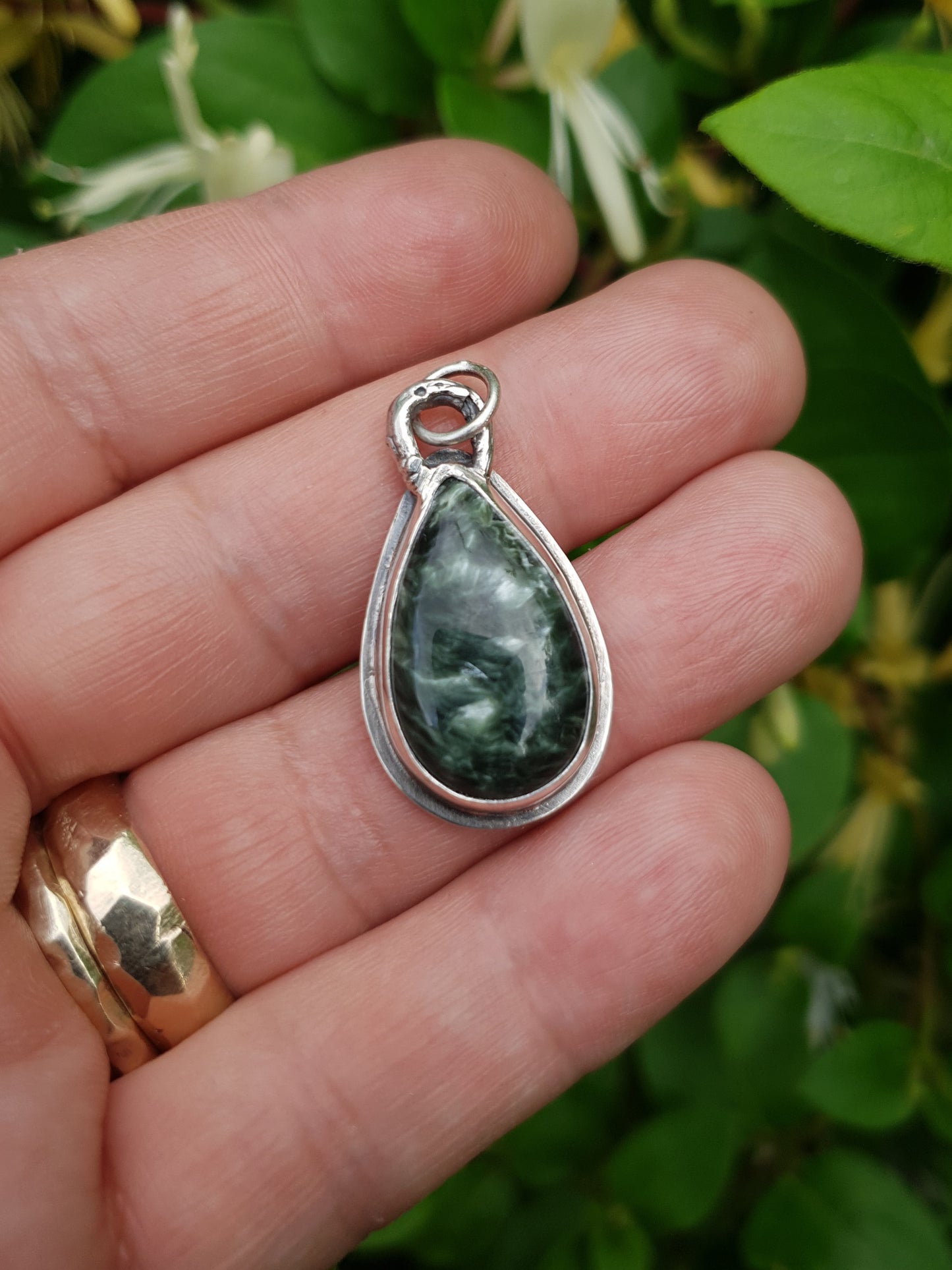 Seraphinite Woodland Pendant
