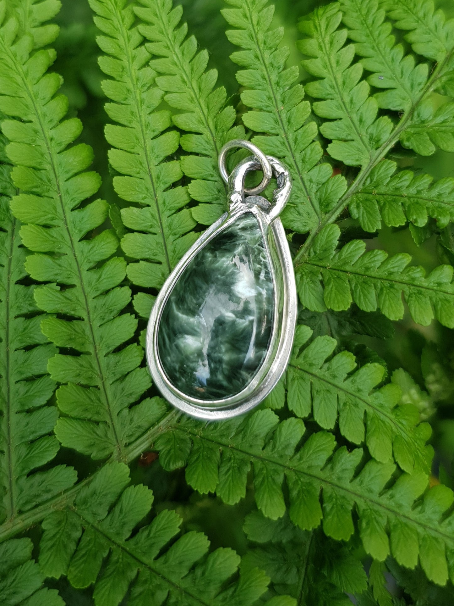 Seraphinite Woodland Pendant