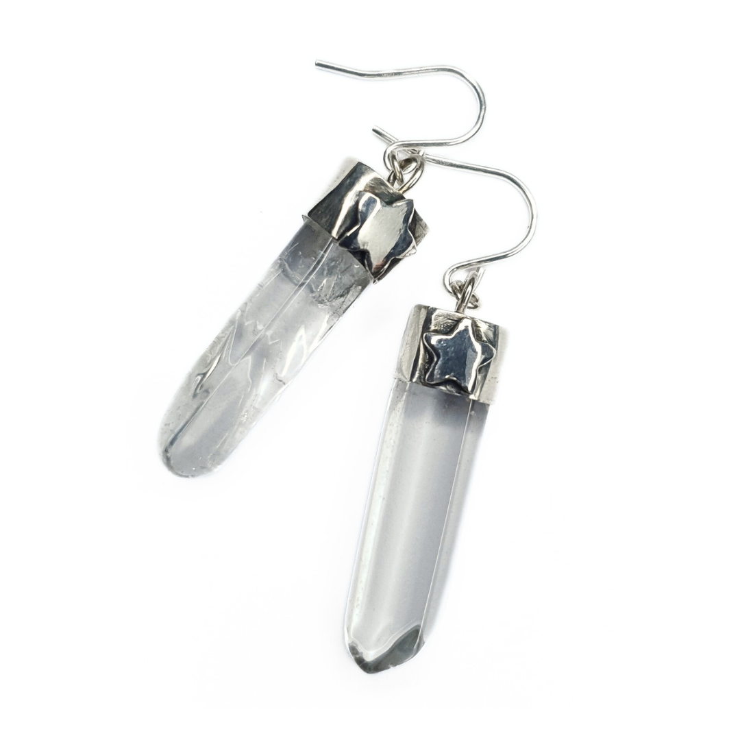 Quartz Point Earrings