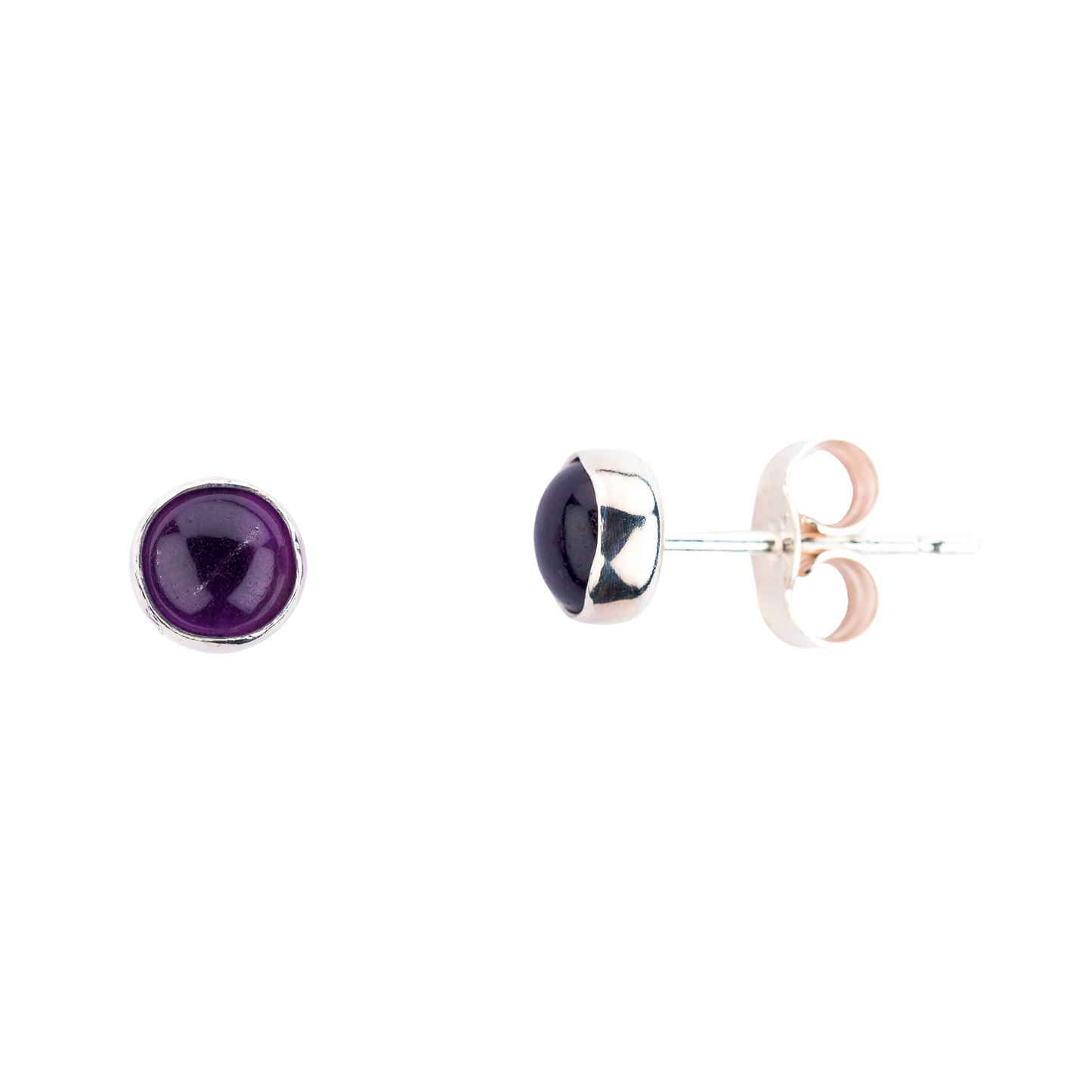 Amethyst Earrings (5mm)