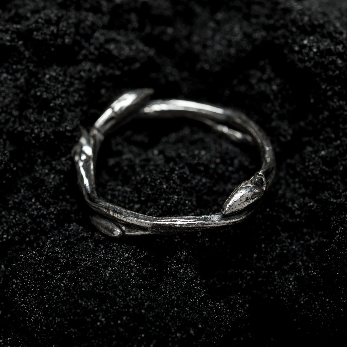 Woodland Budded Silver Ring