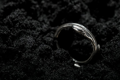 Woodland Budded Silver Ring