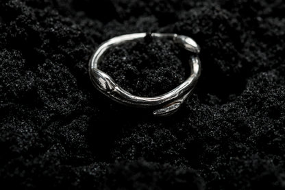 Woodland Budded Silver Ring