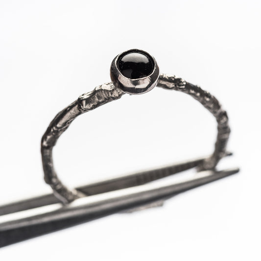 Onyx Woodland Spell Ring