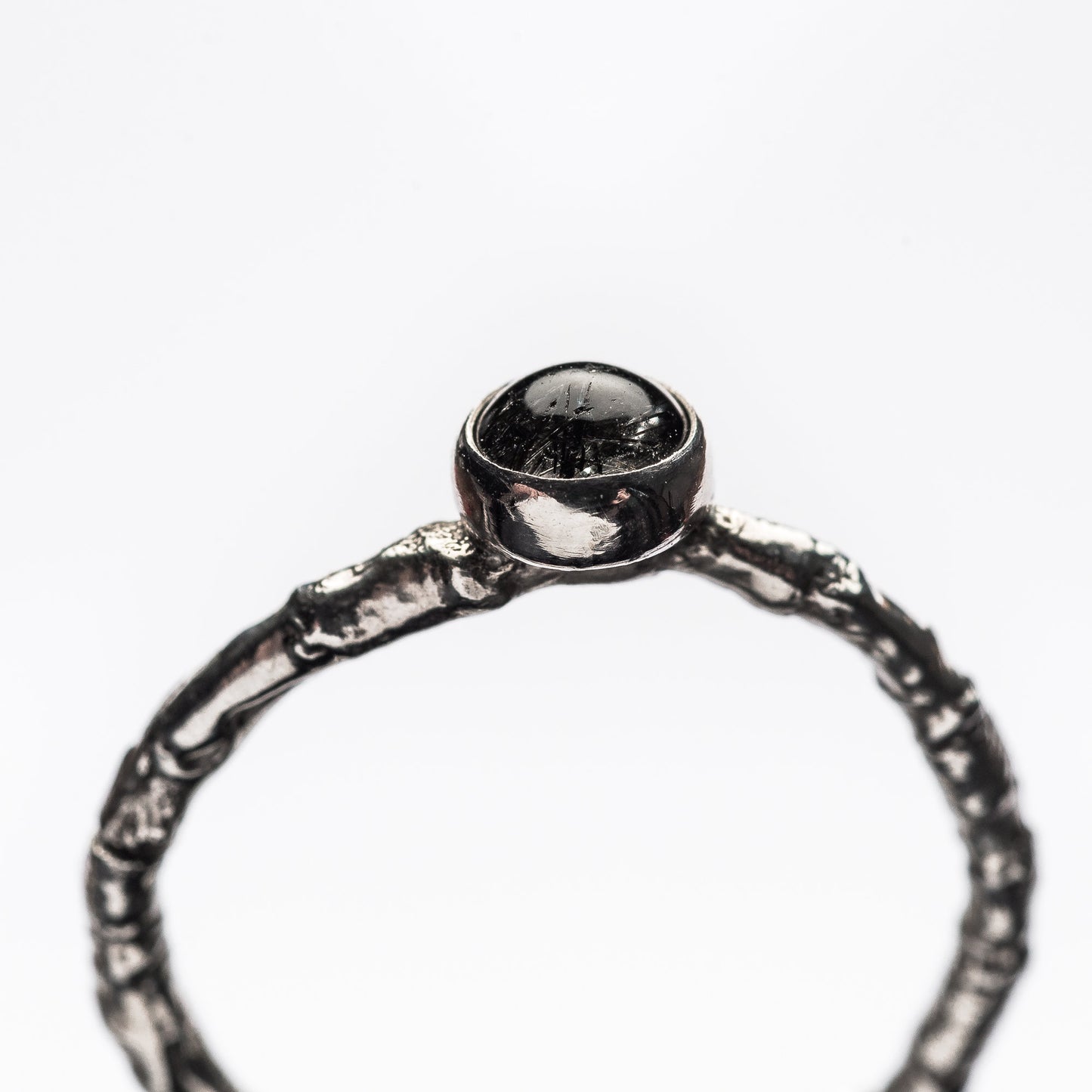 Tourmalated Quartz Woodland Spell Ring