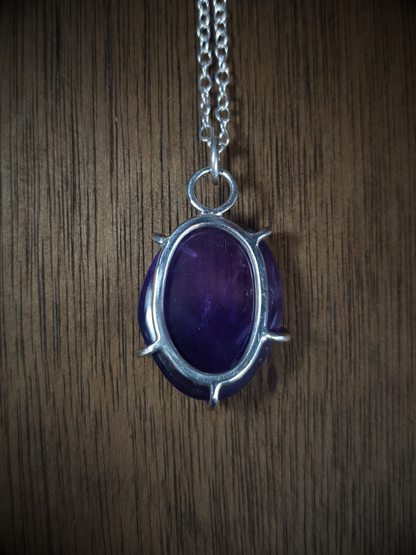Amethyst Claw Necklace