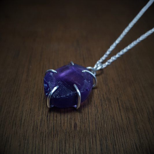 Amethyst Claw Necklace