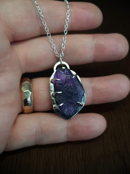 Amethyst Shackle Necklace