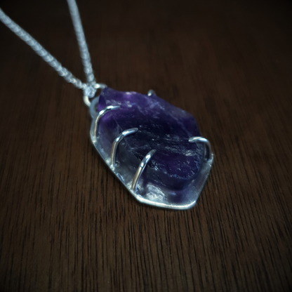 Amethyst Shackle Necklace