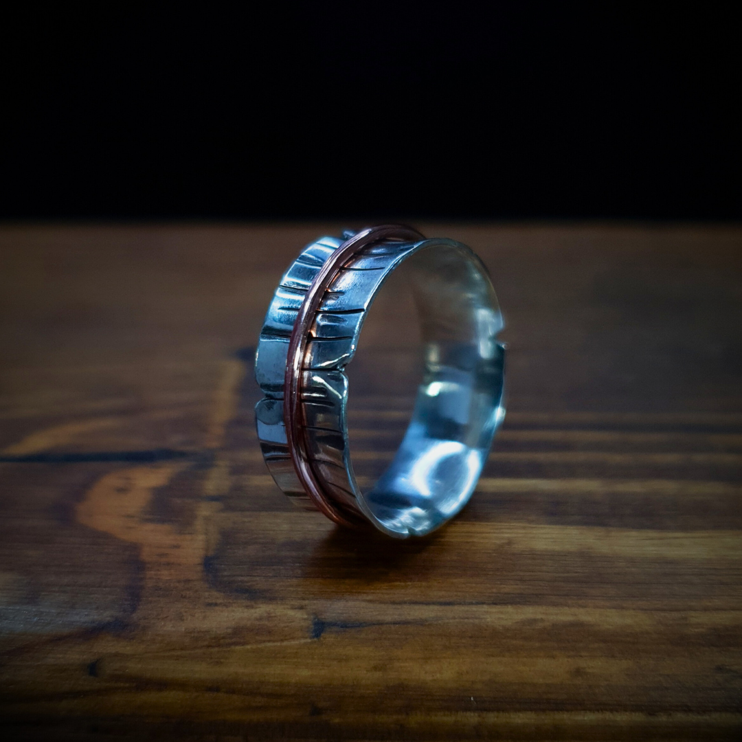 Birch Spinner Ring