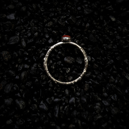 Carnelian Woodland Spell Ring