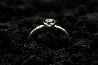 Green Tourmaline Spell Ring