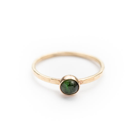 Green Tourmaline Spell Ring