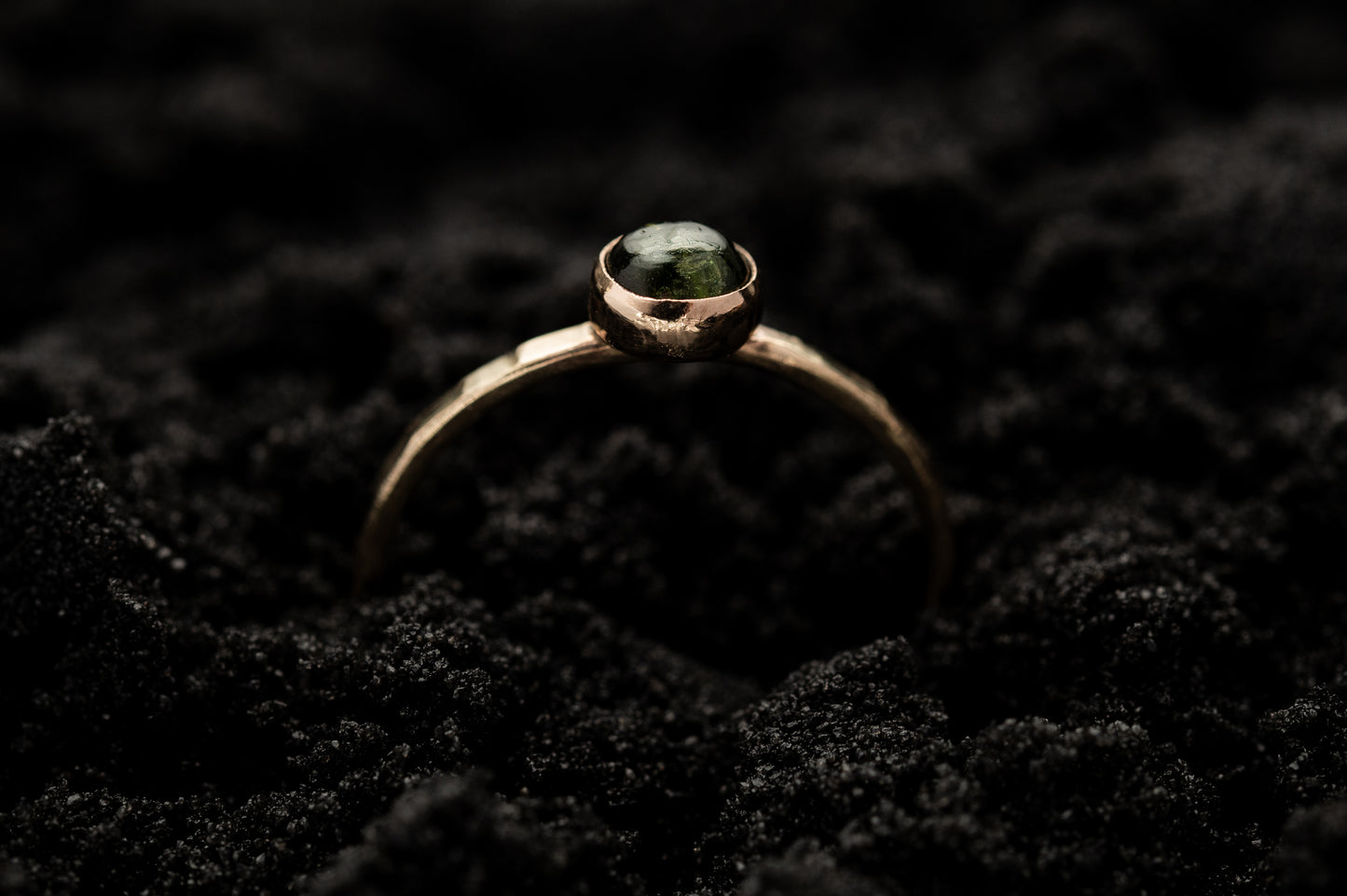 Green Tourmaline Spell Ring