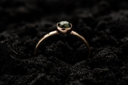 Green Tourmaline Spell Ring