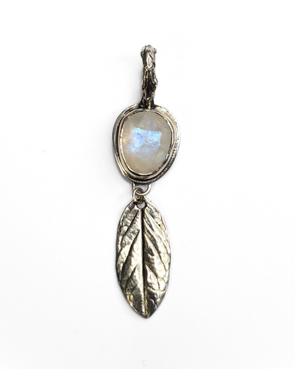Woodland Rainbow Moonstone Pendant