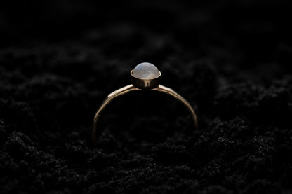 Rainbow Moonstone Spell Ring