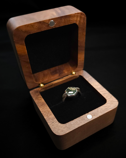 Campfire & Compass Luxury Ring Box