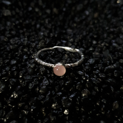 Rose Quartz Woodland Spell Ring