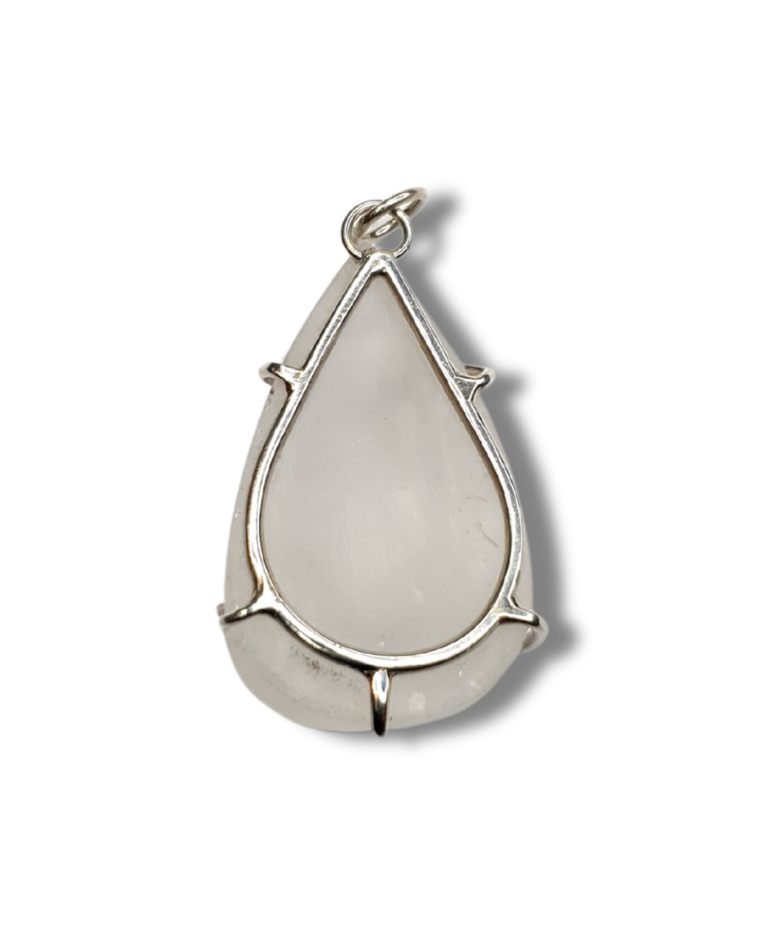 Teardrop Quartz Claw Pendant