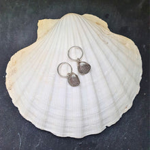 Load image into Gallery viewer, Seashell Hoop Earrings
