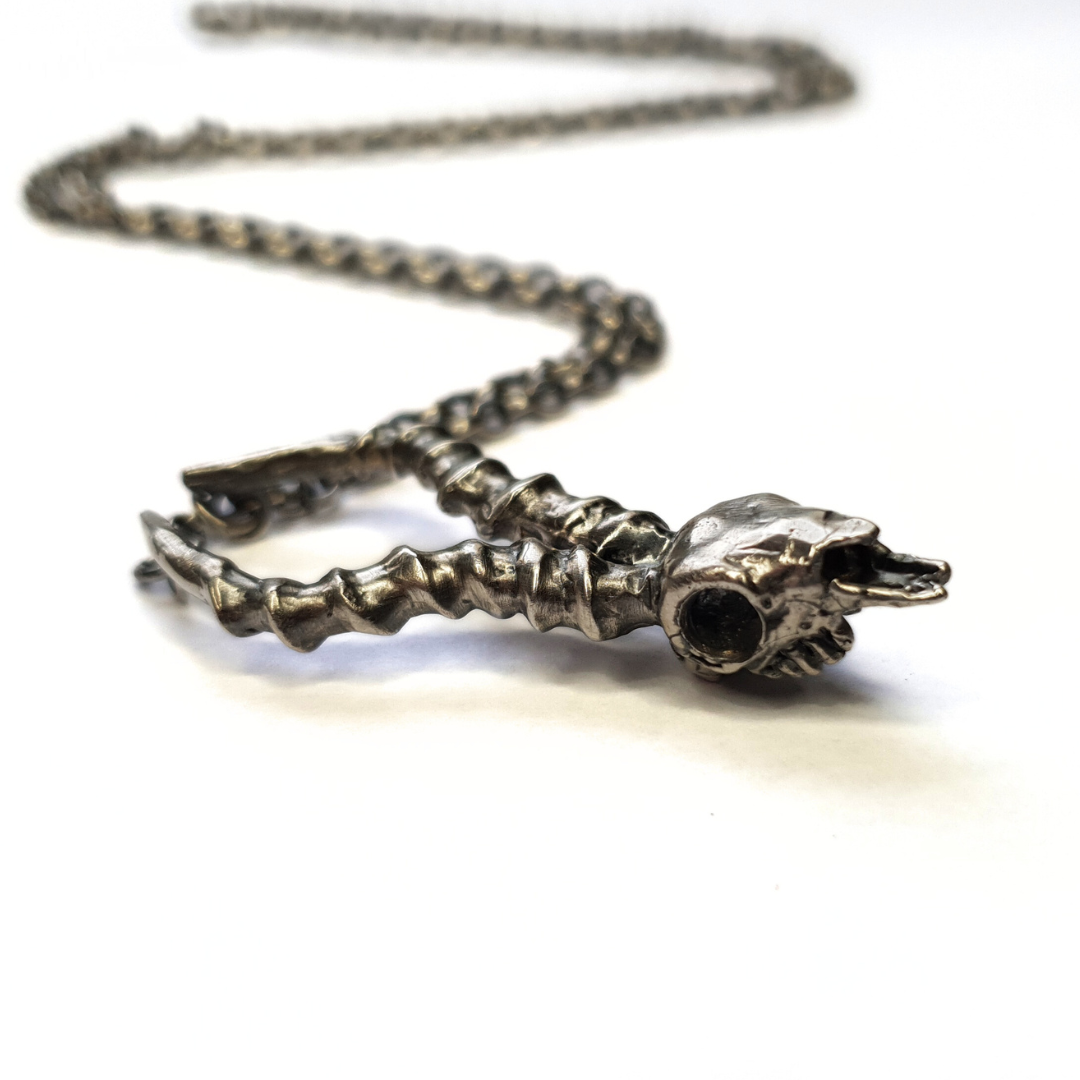 Springbok Skull Necklace