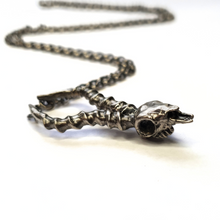 Load image into Gallery viewer, Springbok Skull Necklace
