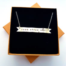 Load image into Gallery viewer, Personalised Banner Necklace

