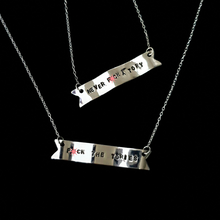 Load image into Gallery viewer, Anti-Tory Banner Necklace
