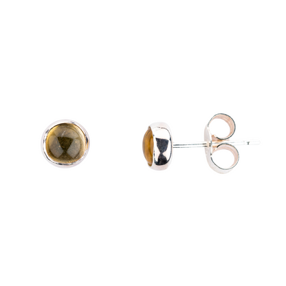 Citrine Stud Earrings (5mm)