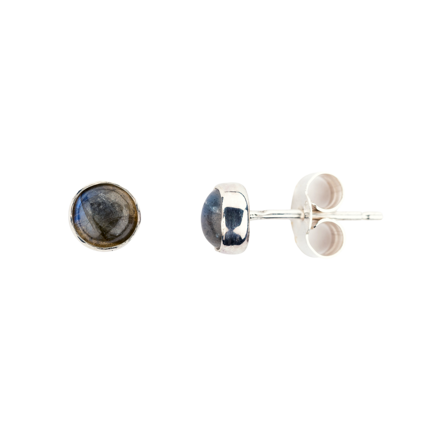 Labradorite Stud Earrings (5mm)