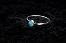 Load image into Gallery viewer, Larimar Stacking Ring
