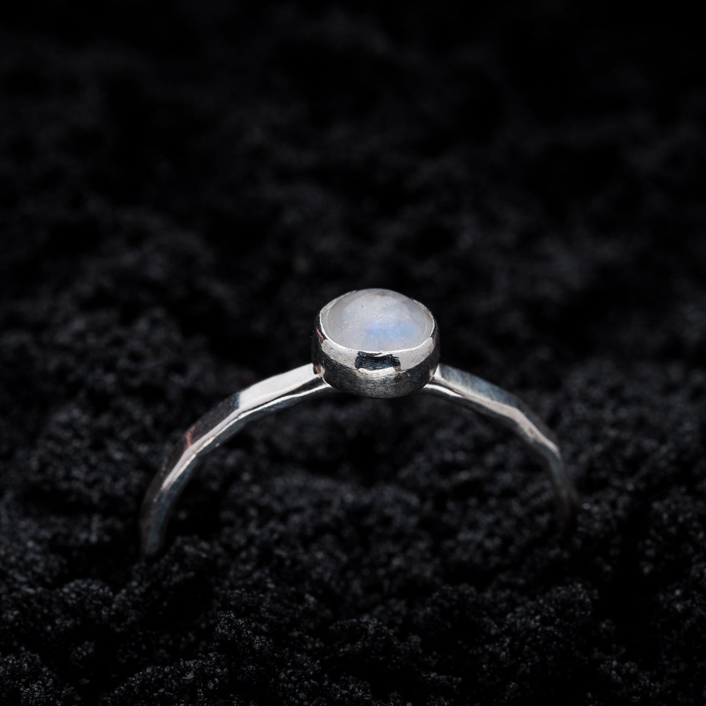 Rainbow Moonstone Spell Ring