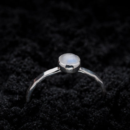 Rainbow Moonstone Spell Ring