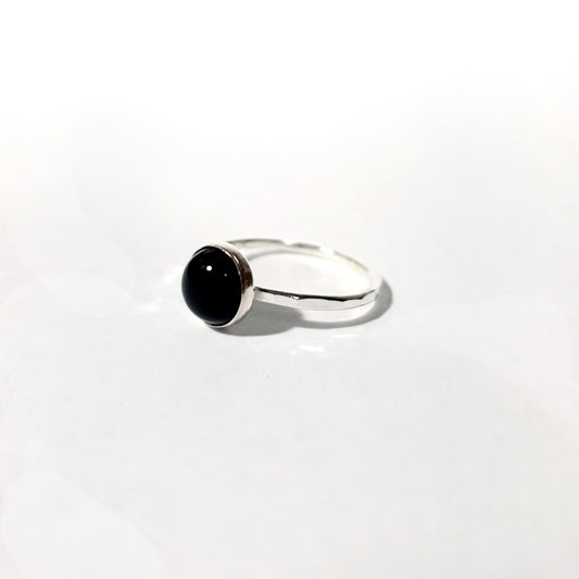 8mm Onyx Stacking Ring