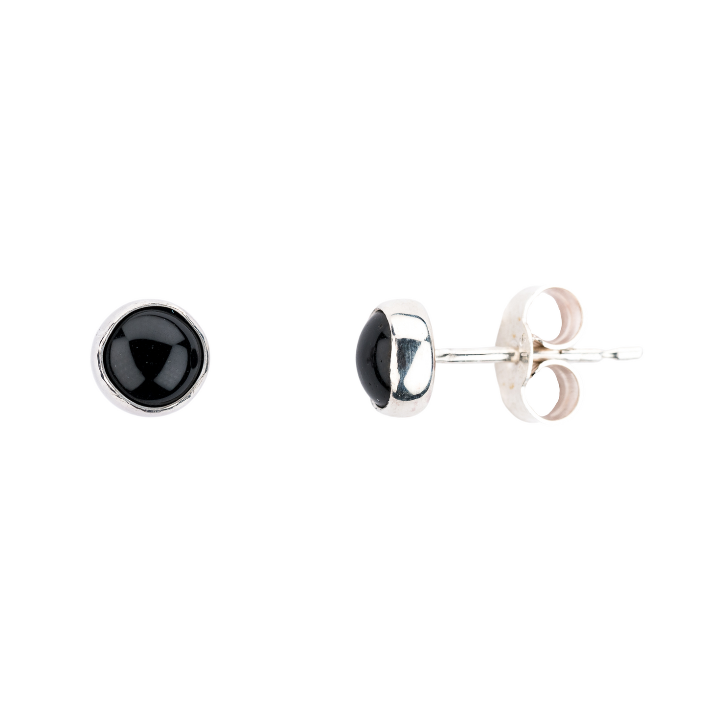 Onyx Stud Earrings (5mm)