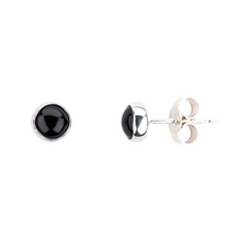 Load image into Gallery viewer, Onyx Stud Earrings (5mm)
