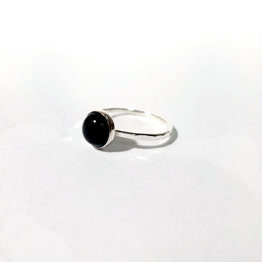 8mm Onyx Stacking Ring