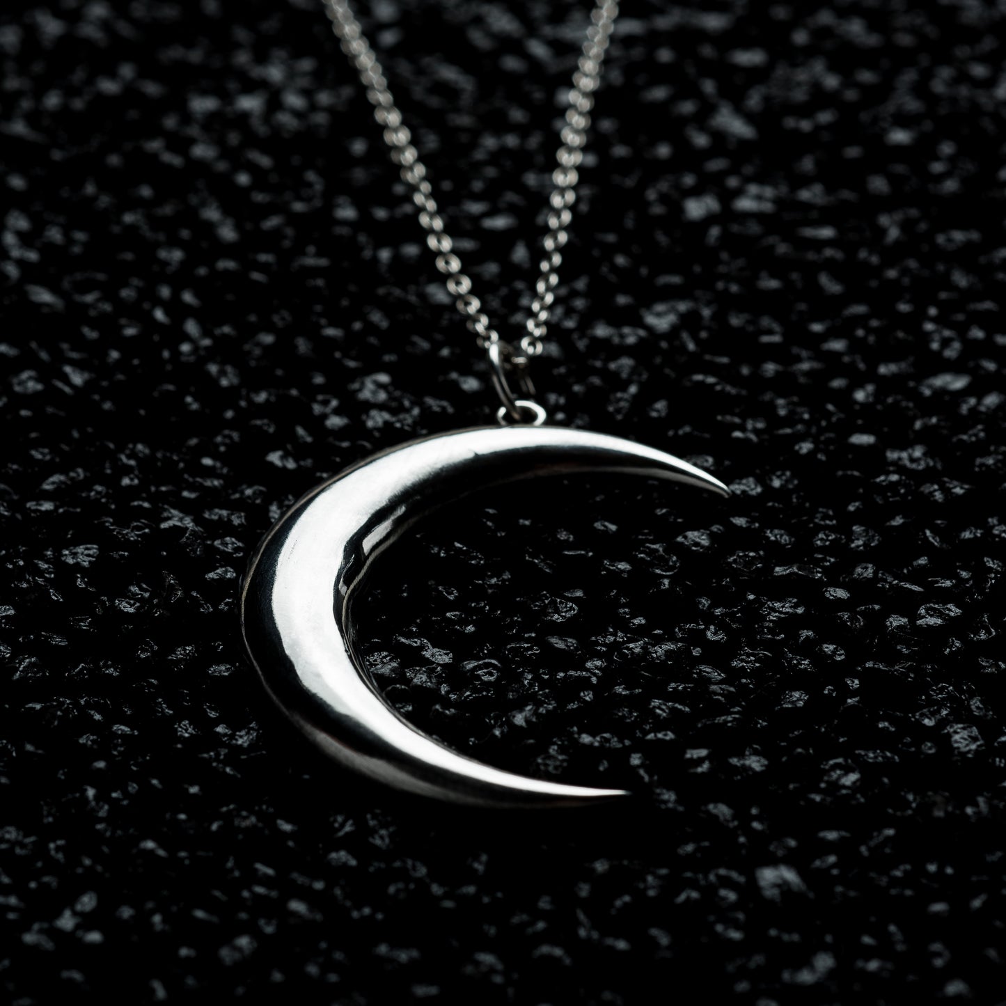 Crescent Moon Pendant XL