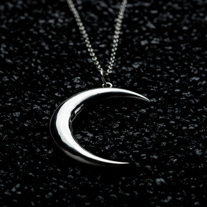 Crescent Moon Pendant XL