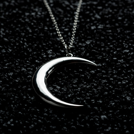 Crescent Moon Pendant XL