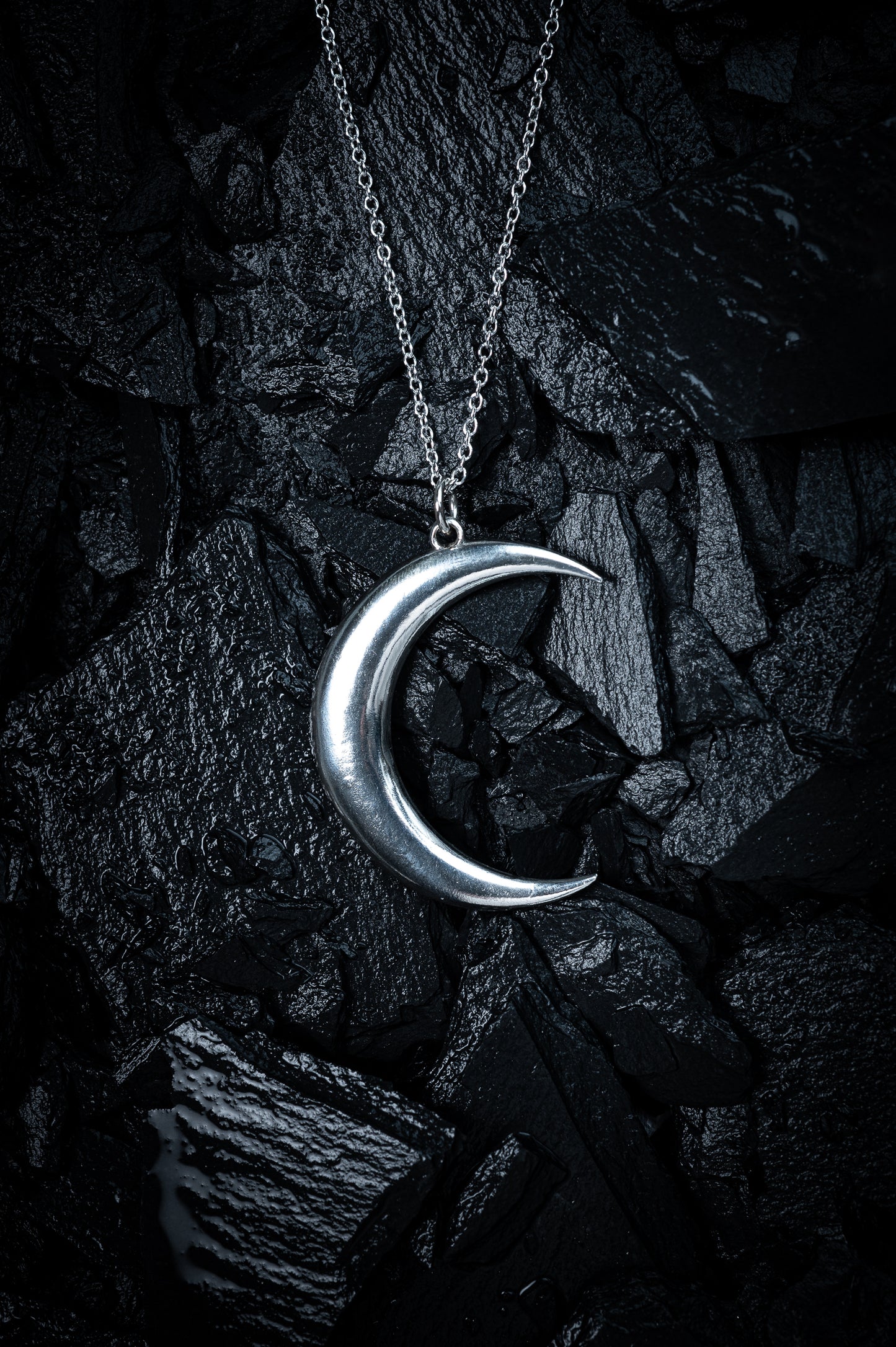 Crescent Moon Pendant XL