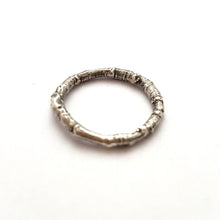 Load image into Gallery viewer, Woodland Silver Ring
