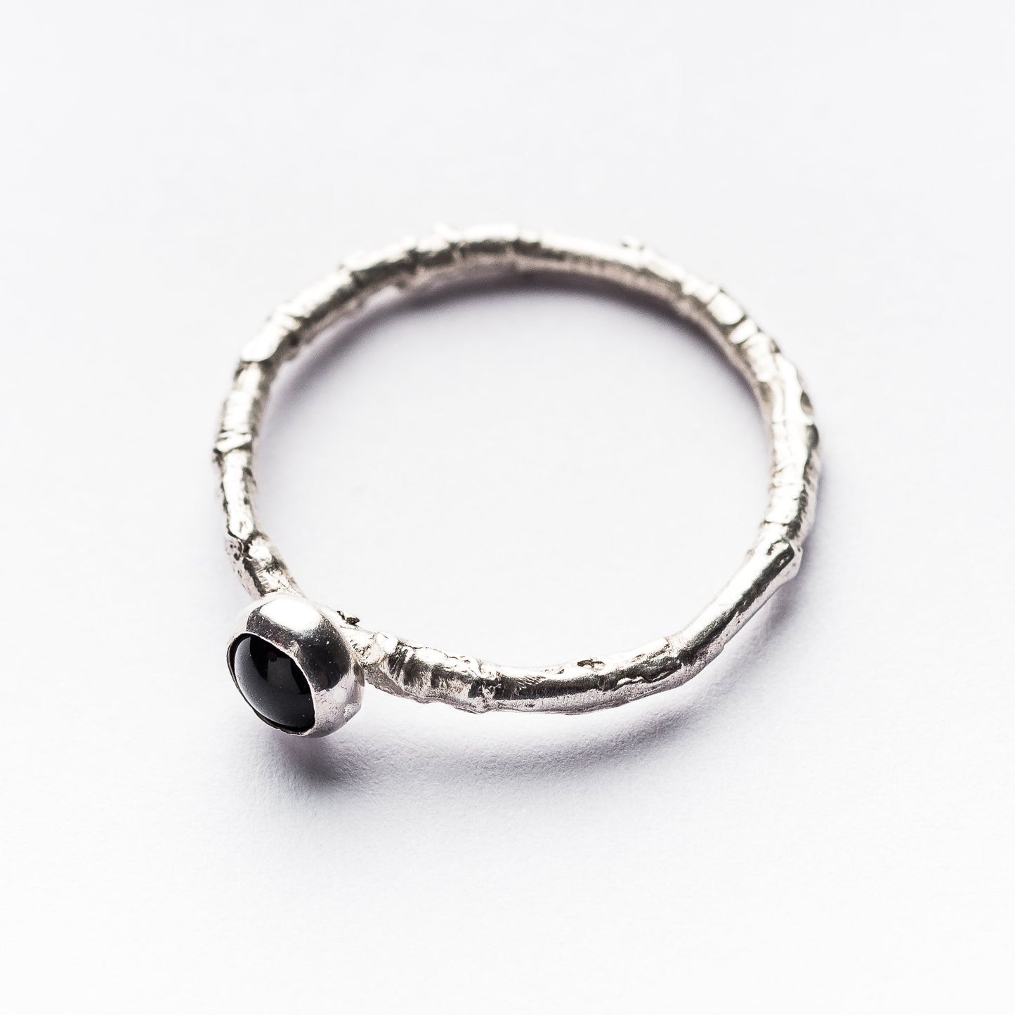 Onyx Woodland Spell Ring