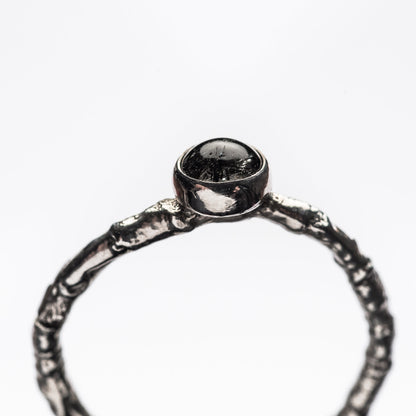 Tourmalated Quartz Woodland Spell Ring