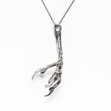 Load image into Gallery viewer, Jackdaw Bird Claw Necklace
