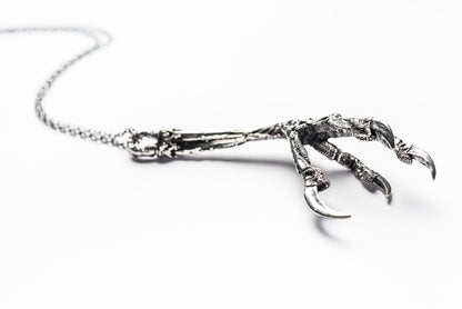 Jackdaw Bird Claw Necklace