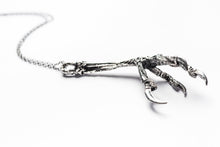 Load image into Gallery viewer, Jackdaw Bird Claw Necklace
